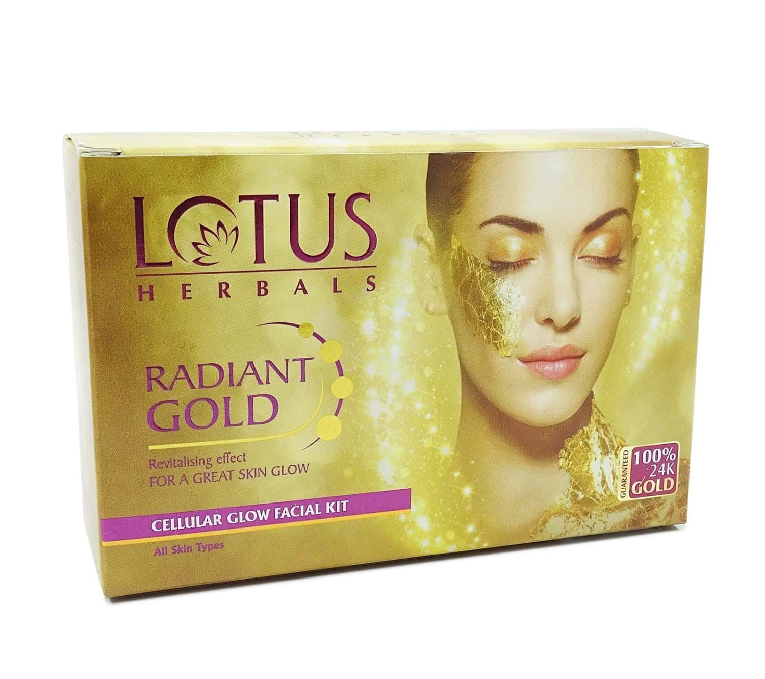 Herbals Lotus Radiant Gold Cellular Glow 1 Facial Kit on Amazon.ae - Price Tracker