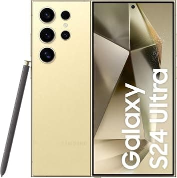 SAMSUNG Galaxy S24 Ultra, 256GB, Yellow, 12GB RAM, Android Smartphone, 200MP Camera, No Manufacturer Warranty (International Version) - متتبع أسعار Amazon.sa
