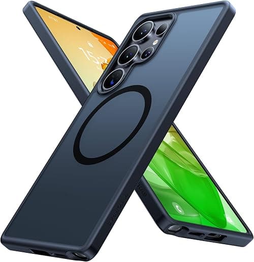 TORRAS Magnetic Shockproof for Samsung Galaxy S25 Ultra Case, 18N Mighty Magnet, 12FT Military Grade Drop Tested, Compatible with Magnetic, Protective Slim Case for Samsung S25 Ultra Case, Black on Amazon.ae - Price Tracker