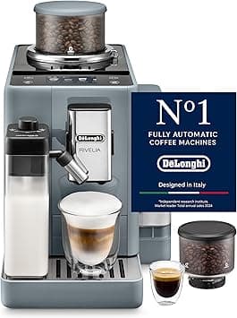 De'Longhi Coffee Machine RIVELIA Fully Automatic Espresso Machine with 22+ Hot & Iced Beverages, Bean Hopper, Color Touch Display, 13 Grinder Settings, LatteCrema, Twin Shot EXAM440.55.G (Europe Made) on Amazon.ae - Price Tracker