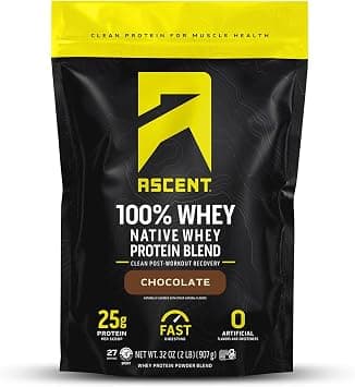 Ascent Protein - Native Fuel Whey Powder Blend Chocolate 2 Lbs. 174584 on Amazon.ae - Price Tracker