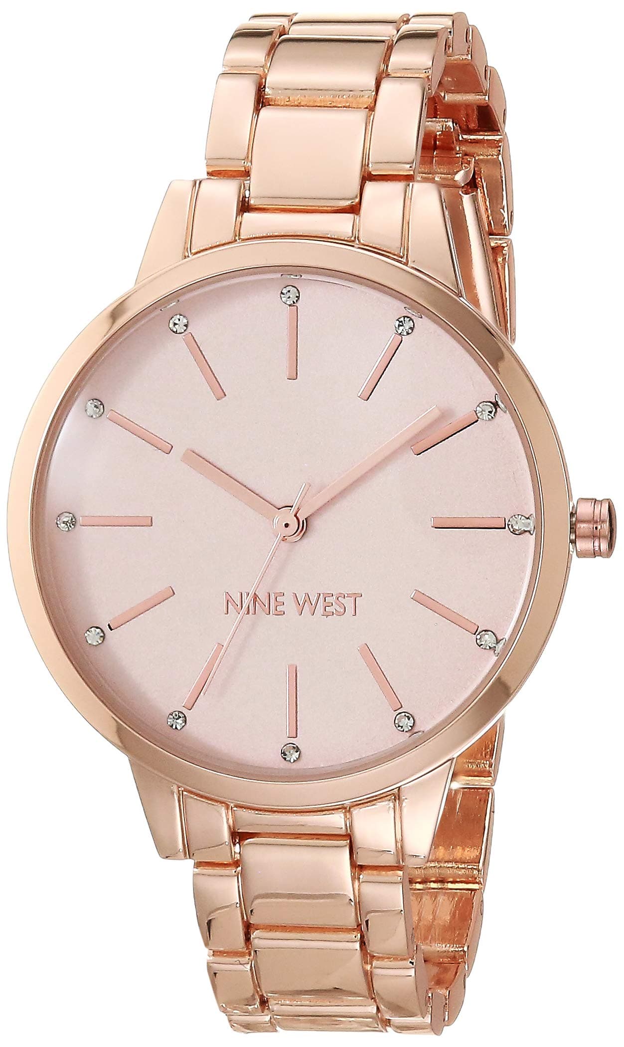 Nine West Women's Crystal Accented Bracelet Watch on Amazon.ae - Price Tracker