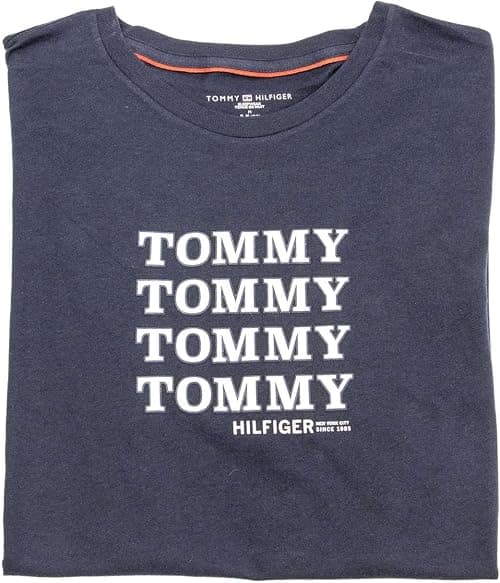 Tommy Hilfiger Mens TOMMY LOGO TEE S/S T-Shirt (pack of 1) on Amazon - Best Deal Finder