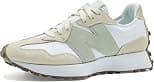 New Balance 327 Shoes, Linen/Light Gold Metallic - Best Deal Finder