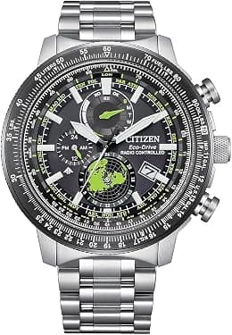 Citizen Men's Multi Dial Japanese Quartz Watch with Stainless Steel Strap BY3006-53E, Silver, Bracelet - Best Deal Finder