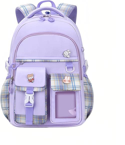 Girls School Backpack,Cute Backpacks for Girls,Elementary School Bag for Teen Girls,Gradient Kids Bookbag with Compartments on Amazon.ae - Price Tracker