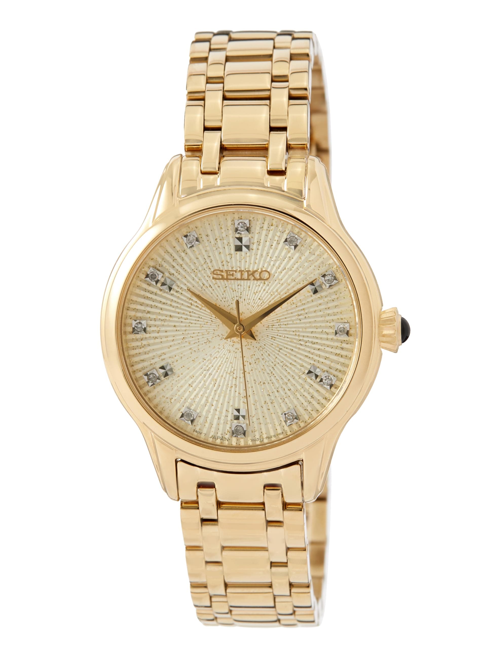 Seiko SRZ552P1 Diamond Ladies Bracelet Wach, Gold, Modern on Amazon.ae - Price Tracker