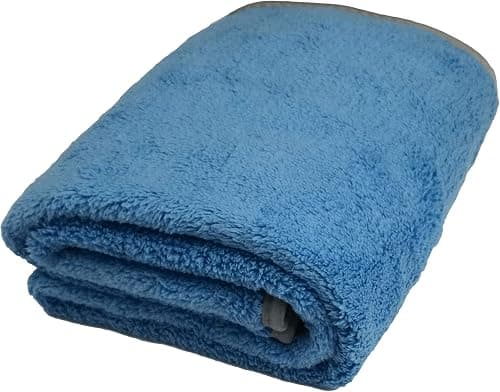 Microfiber Plush Car Drying Towel Cleaning Towels Super Absorbent Automotive Detailing Towel, Light Blue, 40 x 60 m on Amazon.ae - Price Tracker
