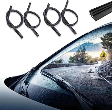 Jsorum 4Pcs Windshield Wiper Blades Refills, DIY Frameless Window Boneless Insert Silicone Strips, Automotive Replacement Windshield Wiper Blades for Most Vehicles (28 INCH) - Amazon.ae Price Tracker