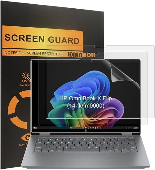 KEANBOLL 3 Pack Anti Glare (Matte) Screen Protector Designed for 2025 HP OmniBook X Flip x360 14" 2-in-1 Touchscreen Laptop (14-fm0047nr 14t-fm000 14-fk0047nr 14z-fk000) on Amazon.ae - Price Tracker