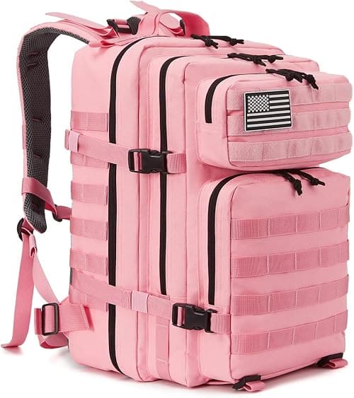QT&QY 45L Military Tactical Backpacks Molle Army Assault Pack 3 Day Bug Out Survival Bag Hiking Treeking Rucksack على Amazon.ae - متتبع الأسعار