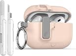 Modern Lock Case for Apple Airpods Pro 3 3th Generation (2025), Rugged Protection with Secure Lock for Airpods Pro 3 Cover, Phone Holder Function, Pink - Best Deal Finder