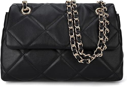 Gladdon Quilted Crossbody Purses for Women Small Ladies Shoulder Bags with Chain Trendy Clutch Purse Cute Designer Bag on Amazon.ae - Price Tracker
