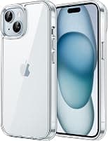 جراب JETech لهاتف iPhone 15 مقاس 6.1 بوصة، غطاء ممتص للصدمات مقاوم للصدمات غير قابل للاصفرار، وظهر شفاف مضاد للخدش (شفاف) - دليلك لأفضل العروض