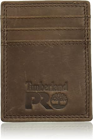 Timberland PRO mens Leather Front Pocket Wallet with Money Clip Accessory on Amazon.ae - Price Tracker