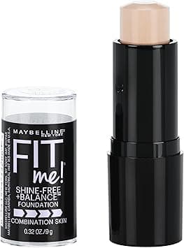Maybelline New York Fit Me Shine-Free + Balance Stick Foundation, Porcelain, 0.32 oz. on Amazon.ae - Price Tracker