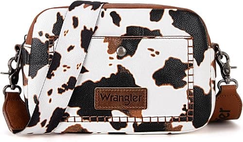 Wrangler Crossbody Purses for Women Trendy Camera Snapshot Bag with Wide Strap على Amazon.ae - متتبع الأسعار