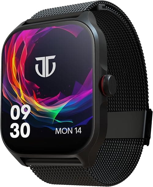 Titan Zeal Premium Fashion Smartwatch|1.85" AMOLED Display with AOD|390 * 450 Pixel Resolution|Functional Crown|SingleSync BT Calling|Advanced Chipset|100+ Sports Modes & Watchfaces IP68 (Mesh Strap) على Amazon.ae - متتبع الأسعار