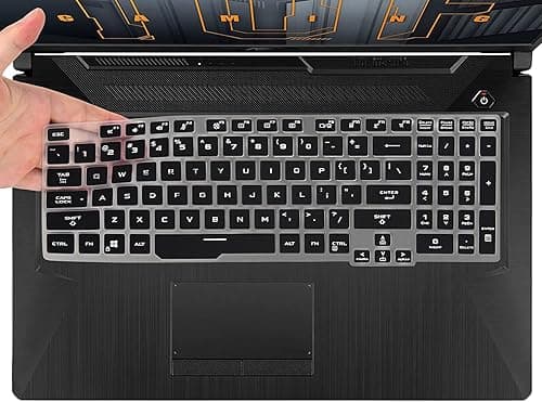 RAYA Silicone Keyboard Cover for 2021 ASUS TUF Gaming A15 F15 15.6inch & 2021 ASUS TUF Gaming A17 F17 17.3inch Laptops (Black) on Amazon.ae - Price Tracker