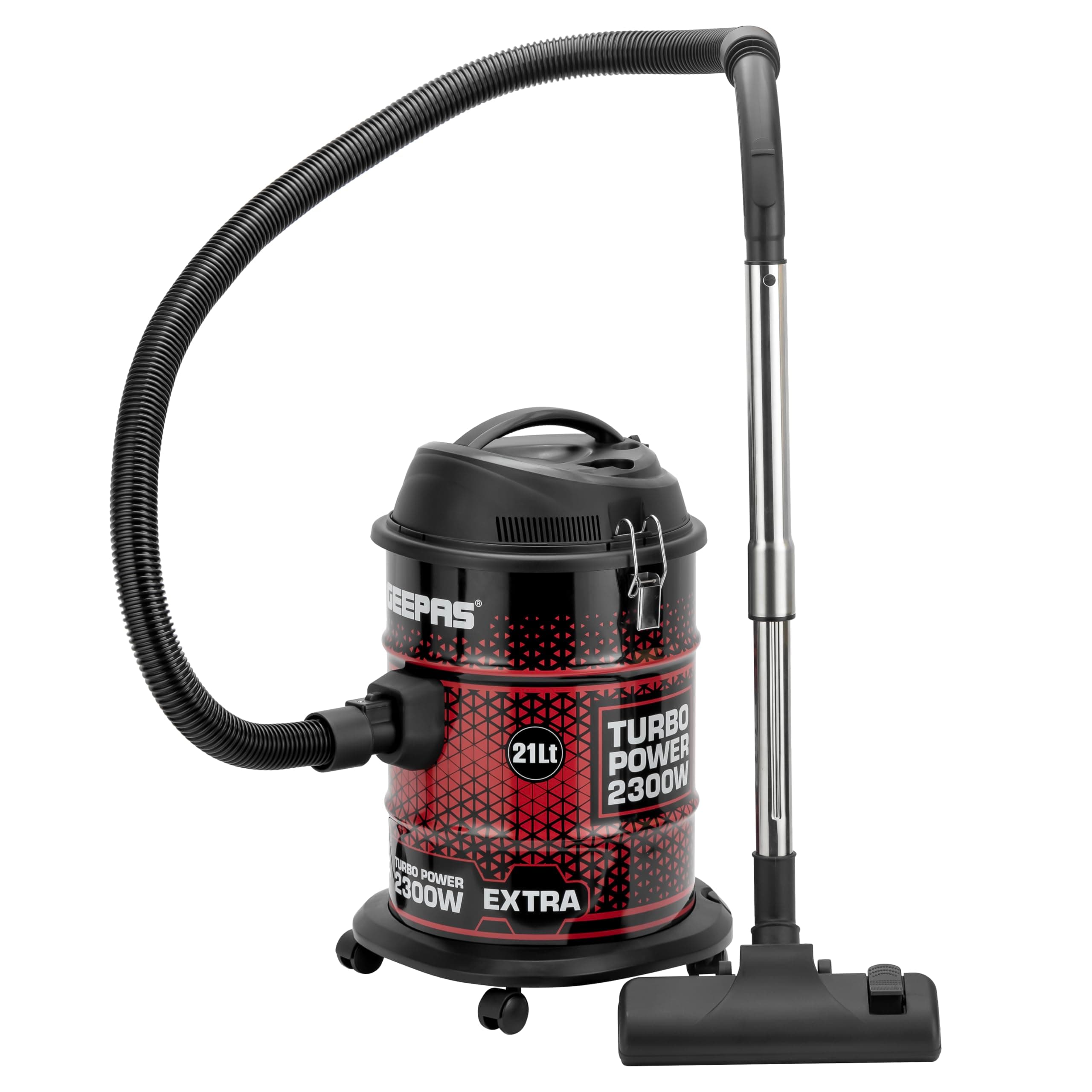 Geepas 2300 W Vacuum Cleaner- GVC19018| 21 L Dust Bag Capacity, Anti-Rust Metallic Body| Powerful Suction And Blower Function| Perfect For Home, Office, Apartments| 2 Years Warranty, Red & Black on Amazon.ae - Price Tracker
