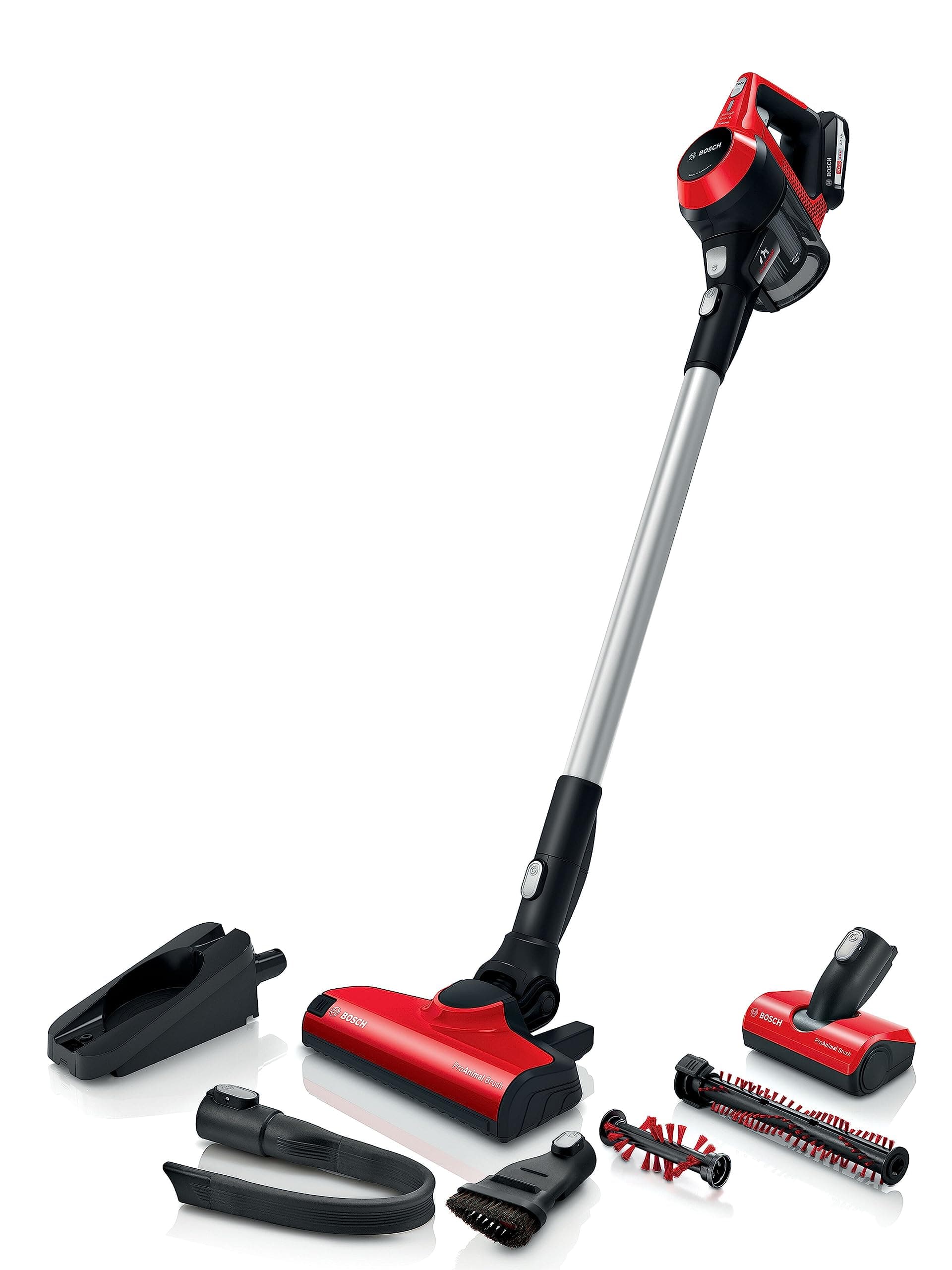 Bosch Power Tools Serie 6, Rechargeable Stick Vacuum Cleaner, Unlimited Proanimal, Red-BCS61PETGB "Min 1 year manufacturer warranty" on Amazon.ae - Price Tracker