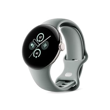 Google Pixel Watch 2 (Previous Model) with the Best of Fitbit - Heart Rate Tracking, Stress Management, Safety Features - Android Smartwatch - Champagne Gold Aluminum Case - Hazel Active Band - LTE on Amazon.ae - Price Tracker