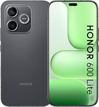 HONOR 600 Lite 5G Smartphone, 8GB RAM +128GB Storage, 6.6” 120Hz AMOLED Display, 108MP AI Camera with Camera Button, Metal Frame, IP66 Water Resistant, Velvet Black (UAE Type Approved) على Amazon.ae - متتبع الأسعار