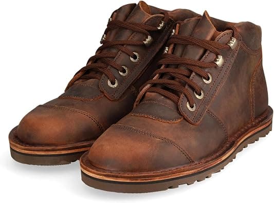 JIM GREEN Men's Barefoot African Ranger Boots Lace-Up Water Resistant Full Grain Leather Work or Hiking Boot على Amazon.ae - متتبع الأسعار