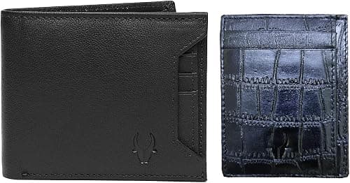 WildHorn® RFID Protected Genuine Leather Wallet for Men's على Amazon.ae - متتبع الأسعار