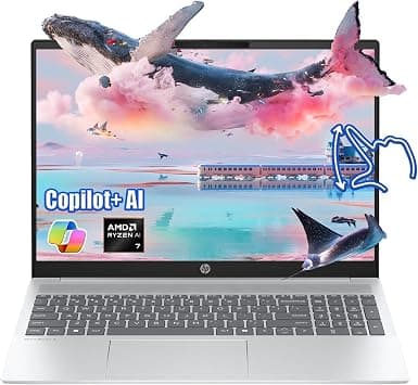HP Omnibook 5 16" - 2025 AI Touch Laptop - 32GB LPDDR5xRAM- 2TB SSD - AMD Ryzen AI 7 350-2K (1920 x 1200) - Backlit KB - FHD Camera - Win 11 Pro على Amazon.ae - متتبع الأسعار
