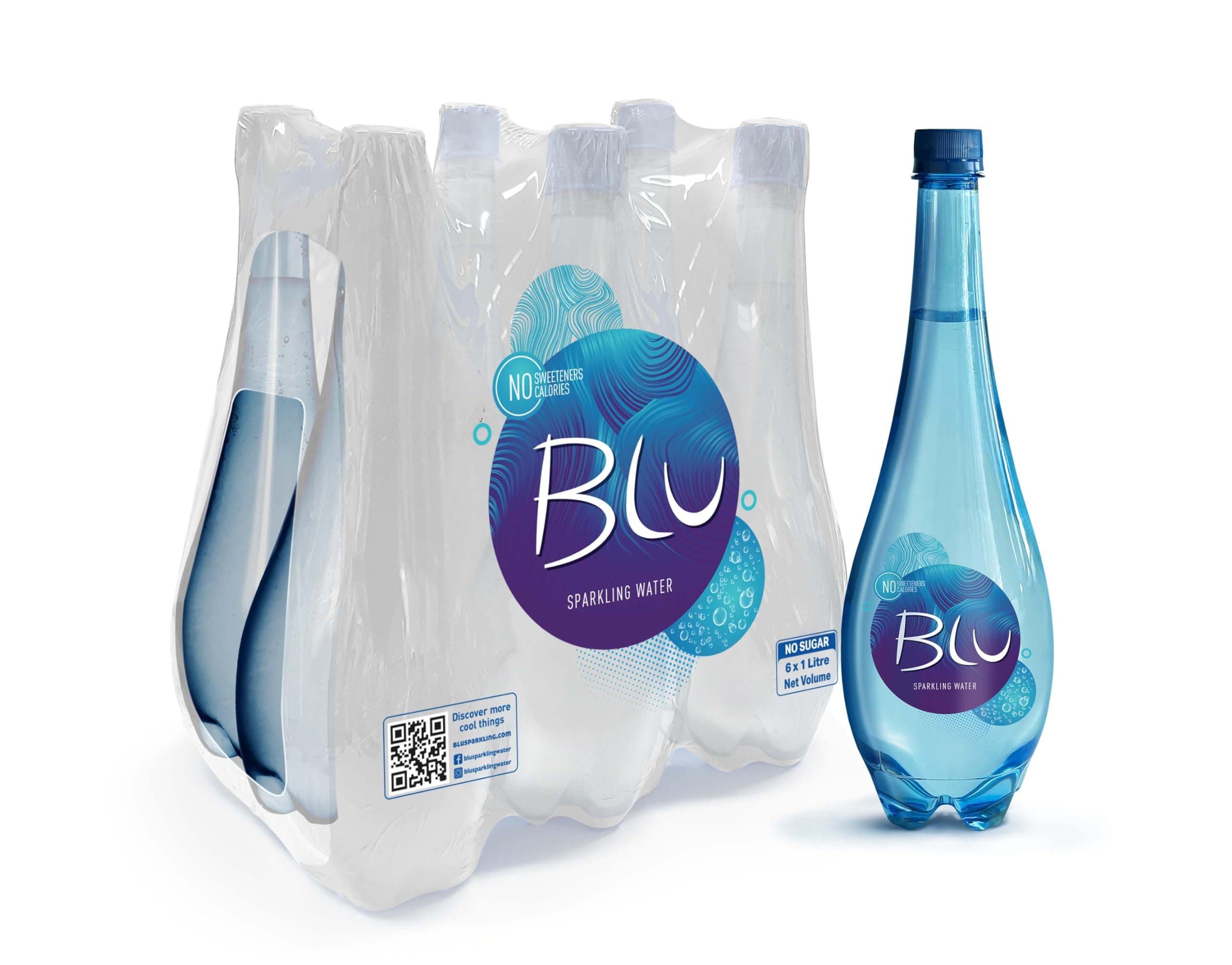 Oasis Blu Sparkling Water, 6 X 1 Litre on Amazon.ae - Price Tracker