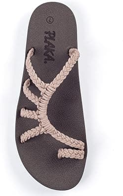 Plaka Relief womens flip flop على Amazon.ae - متتبع الأسعار