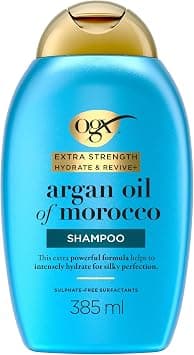 OGX Extra Strength Hydrate and Revive+ Argan Oil of Morocco Shampoo (1x 385ml) Sulfate-Free Surfactants for Deep Hydration and Intense Revitalisation, Moroccan Argan Oil Shampoo for Dry, Damaged Hair - Best Deal Finder