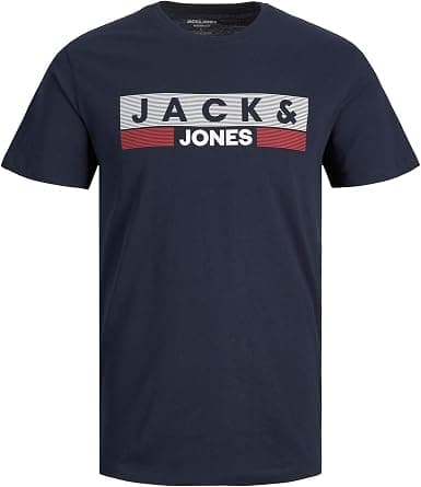 JACK & JONES Men's Jjecorp Logo Tee Ss O-neck Noos Pls T-Shirt on Amazon - Best Deal Finder