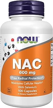 Now Foods NOW Supplements, NAC (N-Acetyl Cysteine) 600mg with Selenium & Molybdenum, 100 Veg Capsules - Amazon.ae Price Tracker