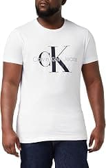 Calvin Klein Men Monogram Slim T-Shirt (pack of 1) - Best Deal Finder