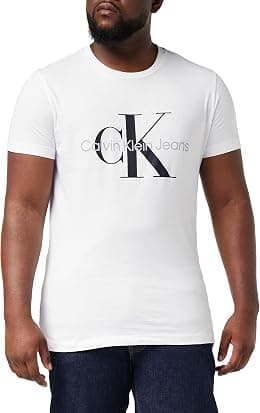 Calvin Klein Men Monogram Slim T-Shirt (pack of 1) - Best Deal Finder