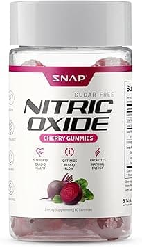 Snap Supplements Nitric Oxide Supplement - Sugar Free Beets Chews Used as a Blood Pressure and Energy Supplement, Blood Sugar Support, 60 Beet Root Gummies on Amazon.ae - Price Tracker
