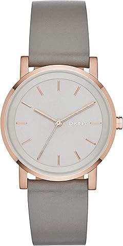 DKNY SOHO Women's Quartz Watch with Alloy Stainless Steel Leather Silicone Strap - Amazon.ae Price Tracker