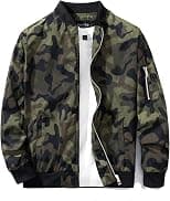 URBANFIND Men's Slim Fit Lightweight Sportswear Jacket Casual Bomber Jacket - Best Deal Finder