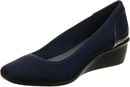 Anne Klein Sport Women's Wisher Fabric Wedge Pump - Best Deal Finder