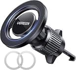 UGREEN MagSafe Car Phone Holder Magnetic Car Mount, [360° Rotation Super Stable], One-hand Auto Lock, No Blocking Air Vent Magnetic Mobile Holder, Fit for iPhone 17/16/15, Samsung S25/24/23/Z Flip - Best Deal Finder