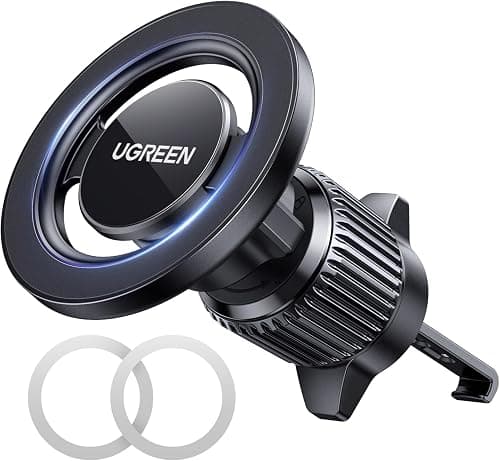UGREEN MagSafe Car Phone Holder Magnetic Car Mount, [360° Rotation Super Stable], One-hand Auto Lock, No Blocking Air Vent Magnetic Mobile Holder, Fit for iPhone 17/16/15, Samsung S25/24/23/Z Flip on Amazon.ae - Price Tracker