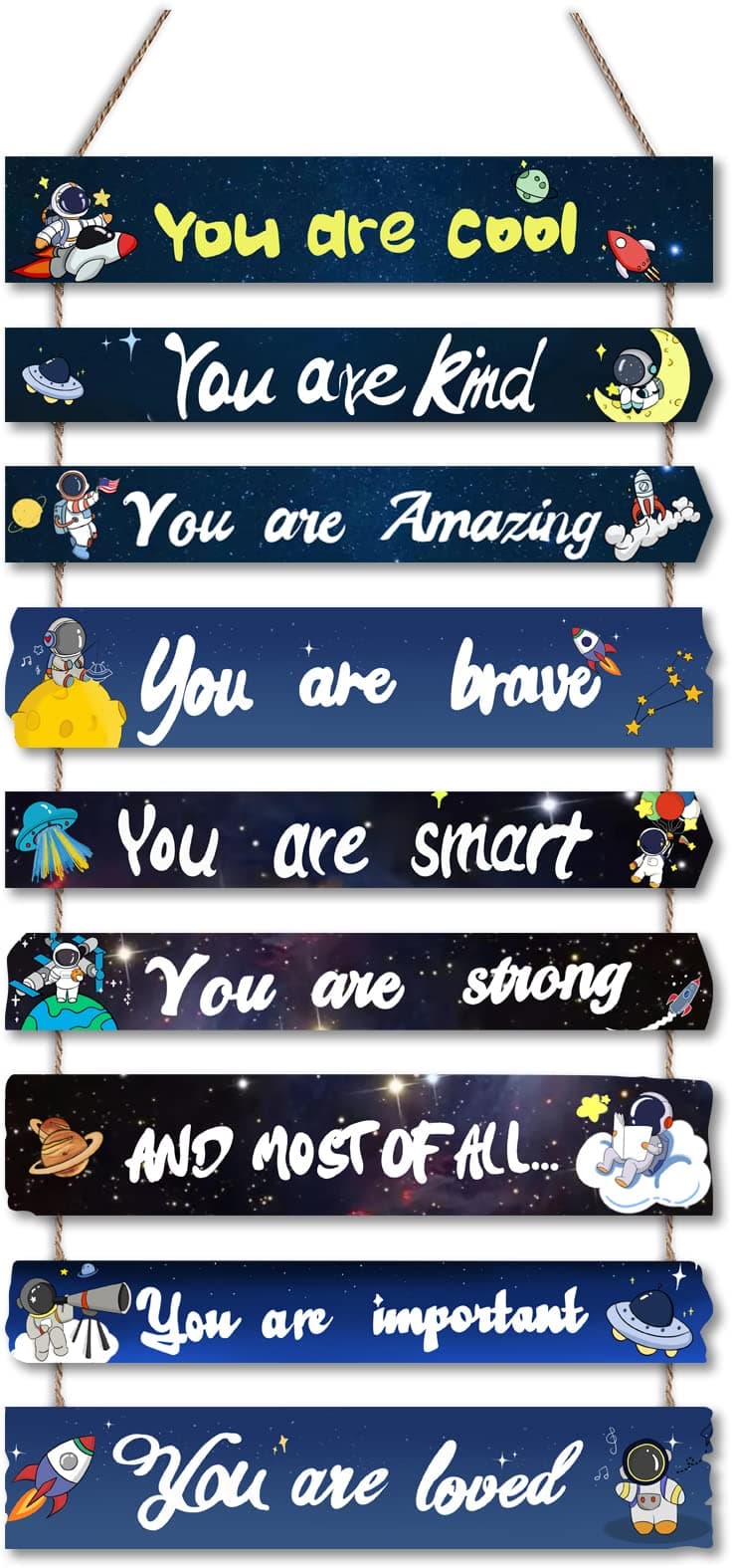 JEVUVU Outer Space Room Decor for Teen Boys Aesthetic, Cool Bedroom Wall Decor for Baby Boy, Navy Blue Kids Wall Art Signs, Fun Stuff Black Decorations for Nursery Bed Room Dorm Classroom Bathroom on Amazon.ae - Price Tracker