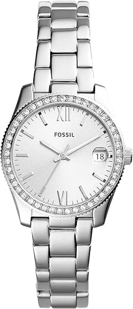 Fossil Women's Scarlette Quartz Watch With Stainless Steel Strap 16 - دليلك لأفضل العروض