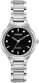 Citizen Eco-Drive Corso Womens Watch, Stainless Steel, Diamond - Best Deal Finder