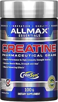 ALLMAX Nutrition, Creatine Powder, 100% Pure Micronized Creatine Monohydrate, Pharmaceutical Grade Creatine, 3.5 oz (100 g) on Amazon.ae - Price Tracker