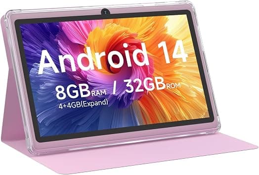 Tablet Android 14, CUPEISI 7 inch Tablet with Case, 8GB RAM+32GB ROM/ 1TB Expandable Tableta, 1.6Ghz Quad-core Processor Computer, 1024*600 IPS 7'' HD Touch Screen, 5MP Camera, WiFi, Game, Bluetooth على Amazon.ae - متتبع الأسعار