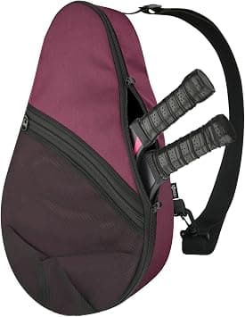 Cosmos Padel Racket Bag Pickleball Paddle Sling Backpack Padel Racquet Storage Bag, Padel (Paddel Tennis) Equipment Carrying Bag with Mesh Pocket for 2 Paddles Ball Water Bottle & Accessory - Best Deal Finder