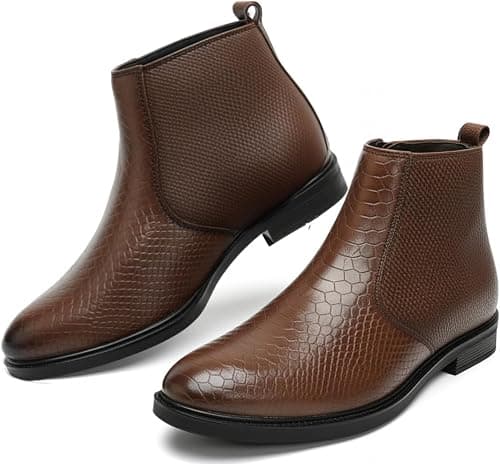 Kraasa Flint Chelsea Boots for Man | Vegan Leather Slip-On Ankle Boots on Amazon.ae - Price Tracker